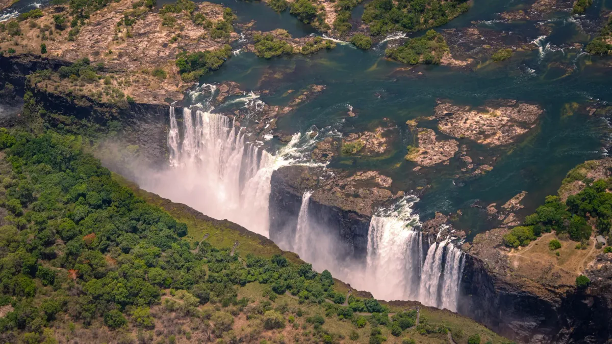 Victoria Falls von oben